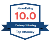 10.0 Avvo Rating Zacharay S. Roeling Top Attorney